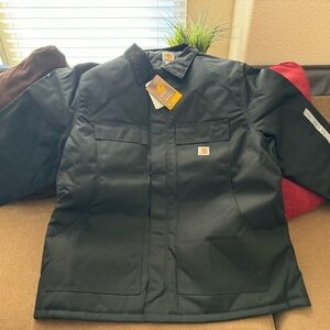 XL Carhartt Men's Loose Fit Firm Duck Insulated Traditional Coat